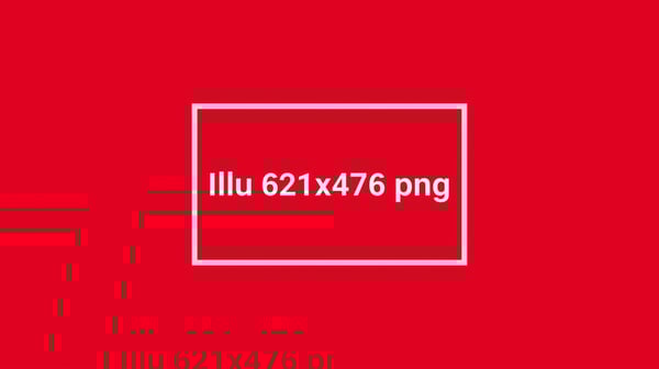 fais moi un carré rouge de 621 par 476 pixels, en inscrivant dedans _Illu 621x476 png_