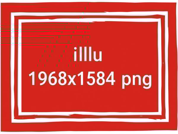 fais moi un rectangle rouge, en inscrivant dedans _Illu 1968x1584 png_